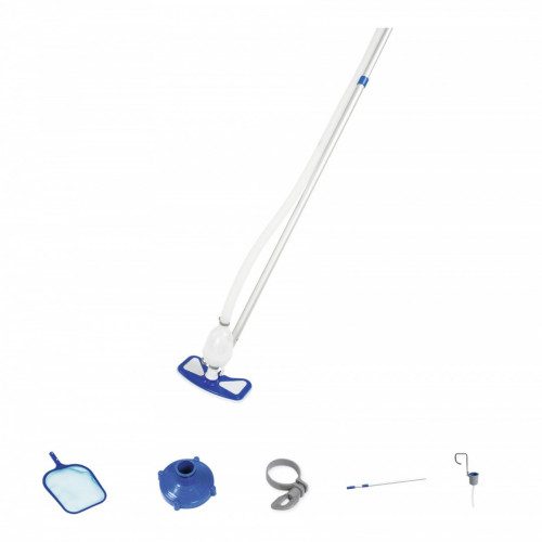 BESTWAY sada na čistenie bazénov 3v1 + vysávač + sieťka + skimmer 58237