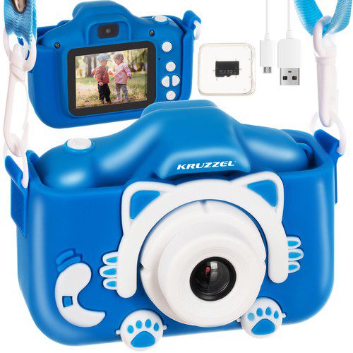 Modrý digitálny fotoaparát Kruzzel AC22295 Modrý digitálny fotoaparát Kruzzel AC22295