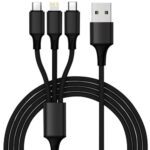 Nabíjací kábel USB 3w1 Izoxis 22194