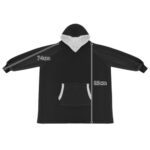 Oversize mikina/deka XXL Ruhhy 24402 - čierna – Obrázok 2