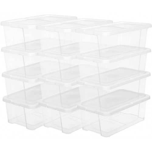 Úložné boxy 12 ks SONGMICS LSP12WT Úložné boxy 12 ks SONGMICS LSP12WT