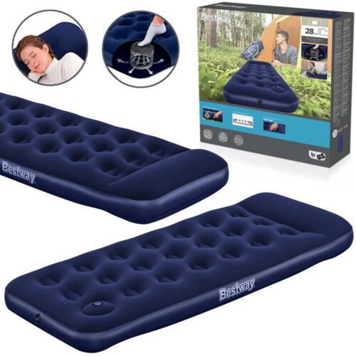 Velúrový matrac s pumpičkou 185x76x28cm BESTWAY - 67223 Velúrový matrac s pumpičkou 185x76x28cm BESTWAY - 67223