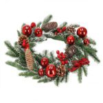 Vianočný veniec 40 cm SPRINGOS CA1019 – Obrázok 2