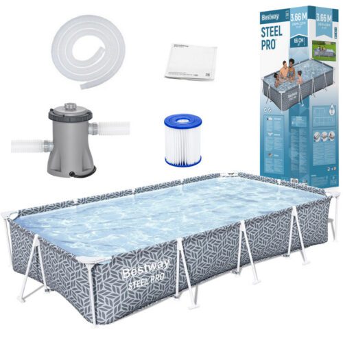 Bazén Bestway FRAME 366x201x66cm 7v1 561FV Bazén Bestway FRAME 366x201x66cm 7v1 561FV