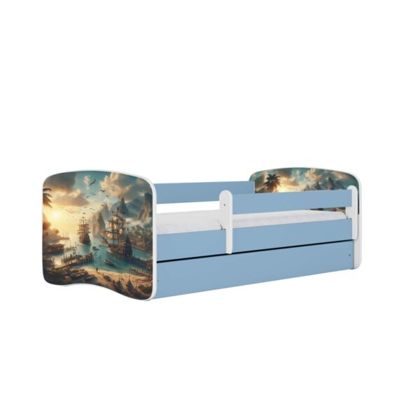 Dětská postel Babydreams loď modrá