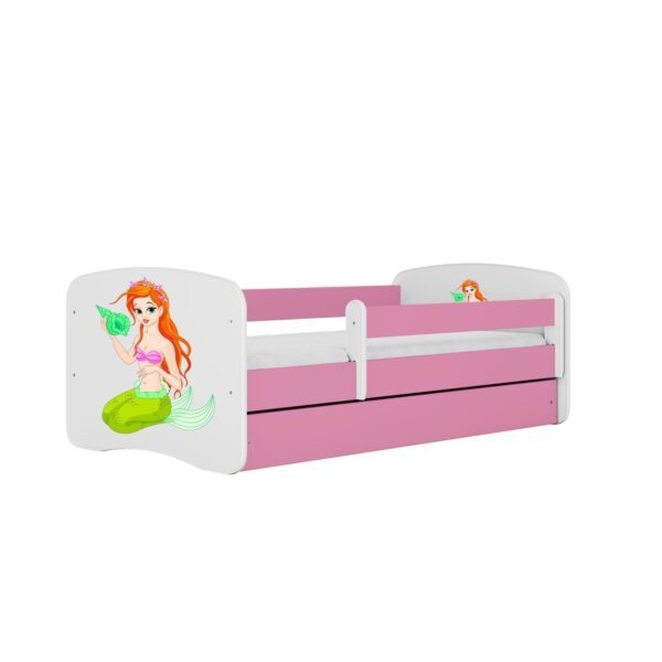 Dětská postel Babydreams mořská panna růžová