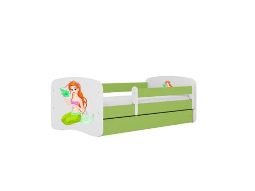 Dětská postel Babydreams mořská panna zelená Dětská postel Babydreams mořská panna zelená