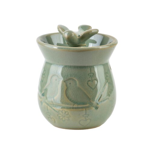 Keramická aroma lampa LOSKI 9 cm zelená Keramická aroma lampa LOSKI 9 cm zelená