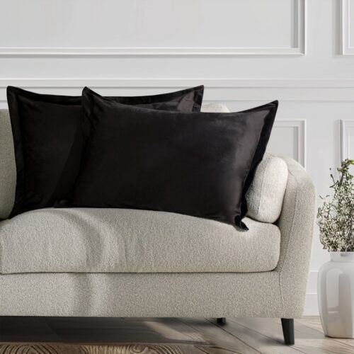 Obliečky na vankúše AmeliaHome Velvet Side Si čierne Obliečky na vankúše AmeliaHome Velvet Side Si čierne