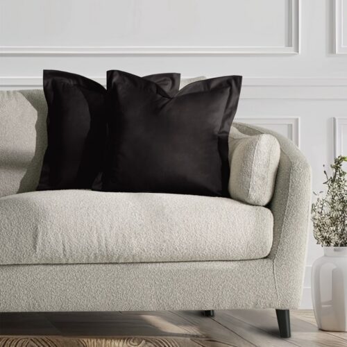 Obliečky na vankúše AmeliaHome Velvet Side čierne Obliečky na vankúše AmeliaHome Velvet Side čierne