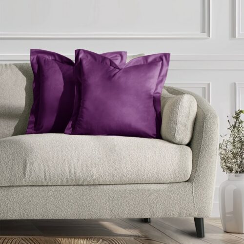Obliečky na vankúše AmeliaHome Velvet Side slivkové Obliečky na vankúše AmeliaHome Velvet Side slivkové