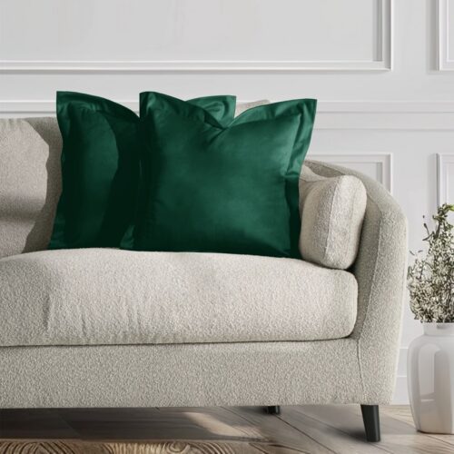 Obliečky na vankúše AmeliaHome Velvet Side tmavozelené Obliečky na vankúše AmeliaHome Velvet Side tmavozelené