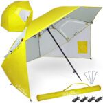 Plážový slnečník Ibiza Para Sole UPF 50+ – SP0784 - žltý