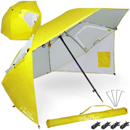 Plážový slnečník Ibiza Para Sole UPF 50+ – SP0784 - žltý Plážový slnečník Ibiza Para Sole UPF 50+ – SP0784 - žltý