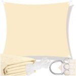 Slnečná plachta 3x3 m 160 g/m2 SPRINGOS SN0055 - béžová