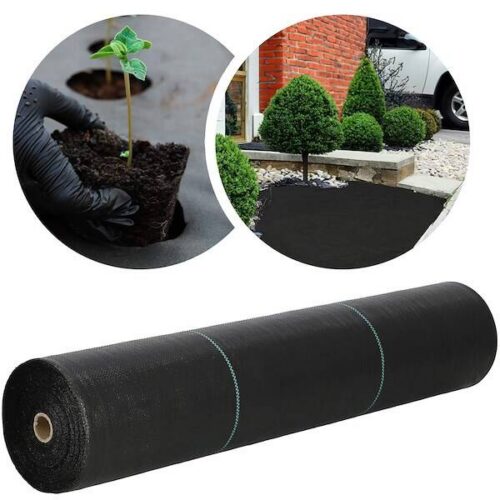 SPRINGOS Agrotextília proti burine 90 g/m² čierna mat 0 SPRINGOS Agrotextília proti burine 90 g/m² čierna mat 0