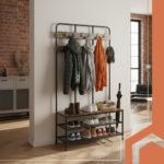 Vešiakový stojan s botníkom 182 cm Ruhhy 27036 – Obrázok 2