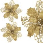 Vianočná ozdoba 14 x 16 cm SPRINGOS CA0805 - kvet – Obrázok 2
