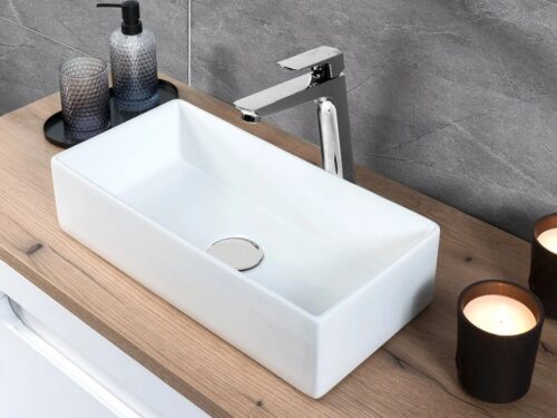 ArtCom Keramické umývadlo GAJA 45 SW 78570A | biely lesk 45 cm ArtCom Keramické umývadlo GAJA 45 SW 78570A | biely lesk 45 cm