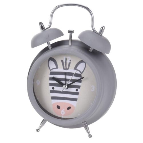 Budík pre deti Zebra šedá Budík pre deti Zebra šedá