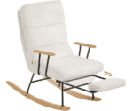 Hojdacie kreslo SONGMICS LYY016W01 - biele