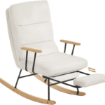 Hojdacie kreslo SONGMICS LYY016W01 - biele