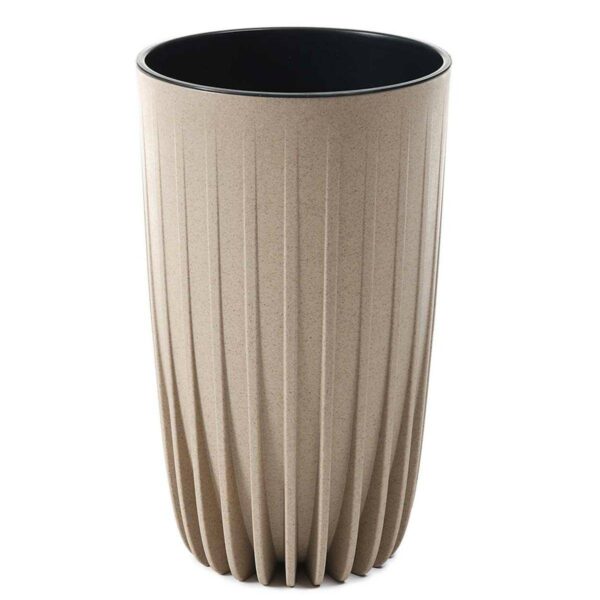 Květináč STRIPPED ECO II 30 cm latte