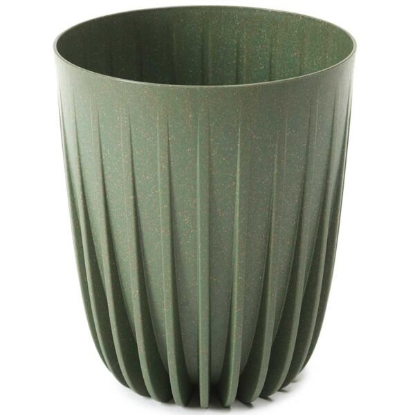 Květináč STRIPPED ECO VII 19 cm zelený