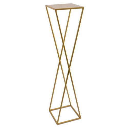 Moderný stojan na kvetináč 100cm zlatý Moderný stojan na kvetináč 100cm zlatý