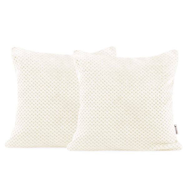 Obliečky na vankúše Decoking Xela krémové 45x45 - 2 kusy