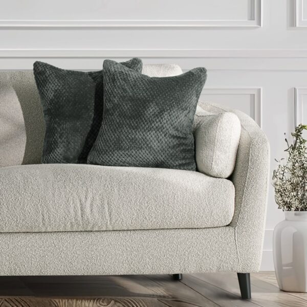 Obliečky na vankúše Decoking Xela tmavošedé 45x45 - 2 kusy
