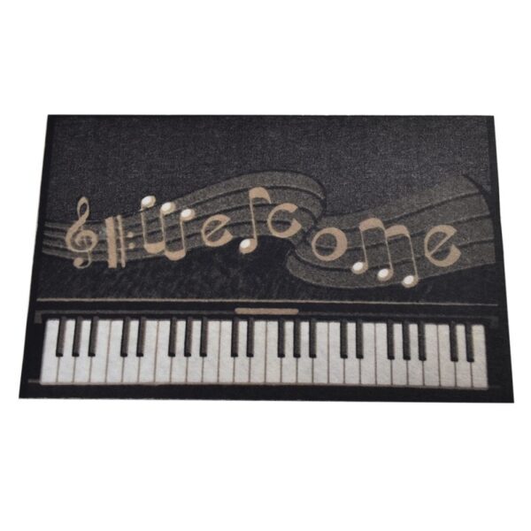 Rohožka Piano 40 x 60 cm čierna/biela