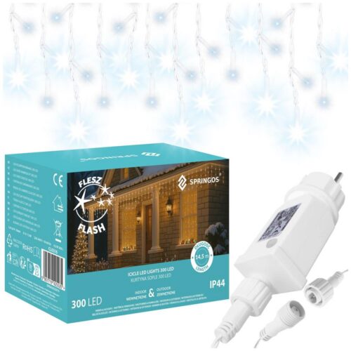 Záves vianočných svetiel 300 LED SPRINGOS CL0316 Záves vianočných svetiel 300 LED SPRINGOS CL0316