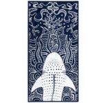DecoKing Plážová osuška Shark tmavomodrá