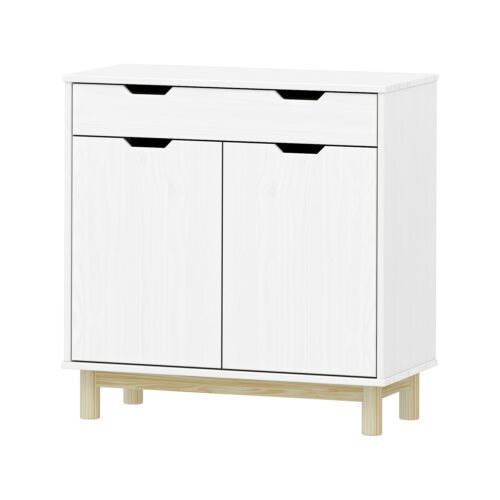 Komoda 2 dvere + 1 zásuvka BONITO 2 biely lak Komoda 2 dvere + 1 zásuvka BONITO 2 biely lak