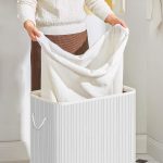 Koš na prádlo 100 L SONGMICS LCB64WT – Obrázok 2