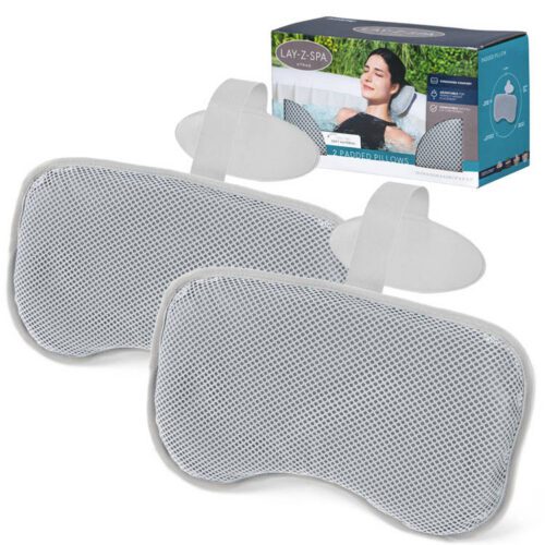 Sada 2 mäkkých hlavových vankúšikov do jacuzzi Lay-Z-Spa BESTWAY 60316 Sada 2 mäkkých hlavových vankúšikov do jacuzzi Lay-Z-Spa BESTWAY 60316