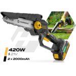 Akumulátorová mini reťazová píla Humberg HM-421 – Obrázok 2