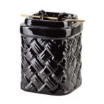 Aroma lampa ARVEN 12 cm čierna