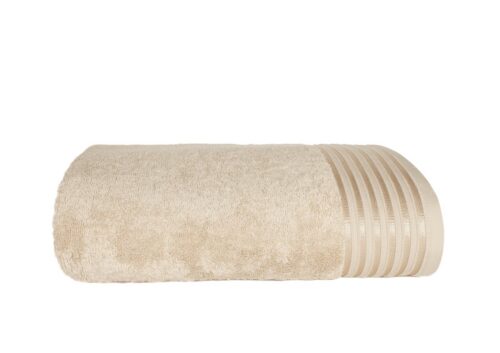 Bavlnený froté uterák s modalom VELA 70x140 cm béžový Bavlnený froté uterák s modalom VELA 70x140 cm béžový
