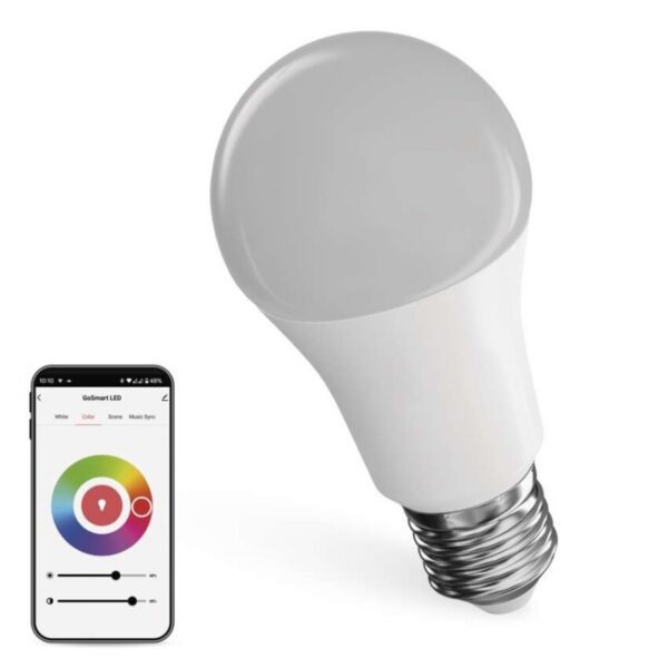 Chytrá žiarovka GoSmart LED E27 11W 230V ZigBee RGB stmievateľná