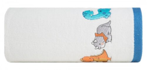 Detská bavlnená osuška BABY42 Zvieratká 50x90 cm biela Detská bavlnená osuška BABY42 Zvieratká 50x90 cm biela