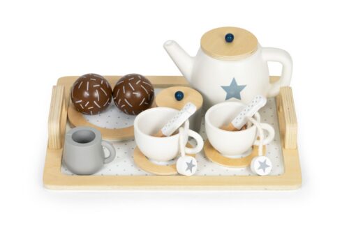 Detská čajová súprava TEA ECOTOYS 17 ks viacfarebná Detská čajová súprava TEA ECOTOYS 17 ks viacfarebná