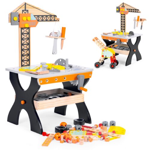Detská dielňa WOODO ECOTOYS viacfarebná Detská dielňa WOODO ECOTOYS viacfarebná