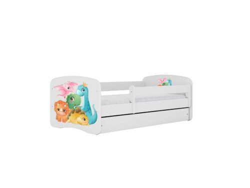 Detská posteľ Babydreams dinosaury biela Detská posteľ Babydreams dinosaury biela