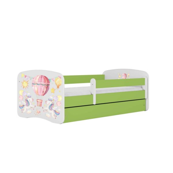 Detská postieľka Babydreams balón zelená