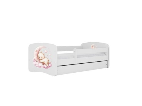 Detská postieľka Babydreams macko biela Detská postieľka Babydreams macko biela