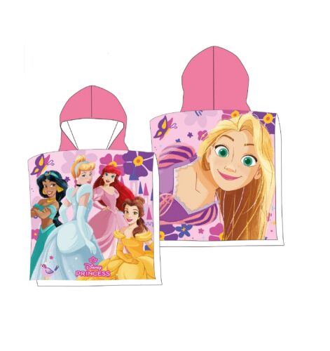 Detské rýchloschnúce pončo DOULE Princezné 50x100 cm ružové Detské rýchloschnúce pončo DOULE Princezné 50x100 cm ružové