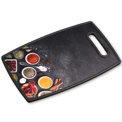 Doska na krájanie SPICES 37x23 cm čierna Doska na krájanie SPICES 37x23 cm čierna