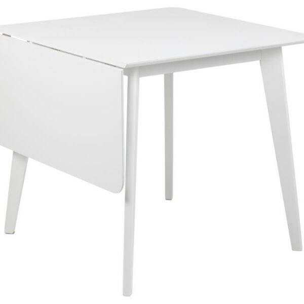 Jedálenský rozťahovací stôl Roxby 80/120 cm biely